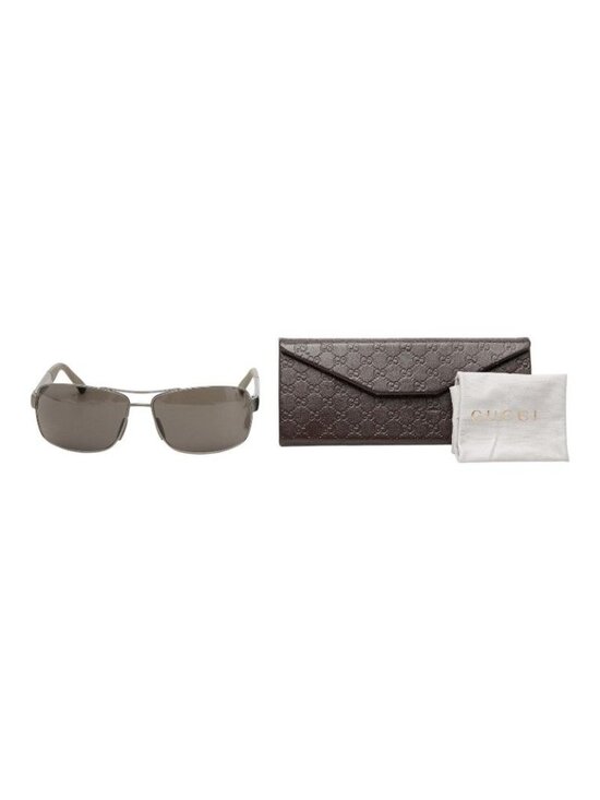 Gucci Sherry Line Double Bridge Sunglasses Eyewear S Gray Acetate main image 7